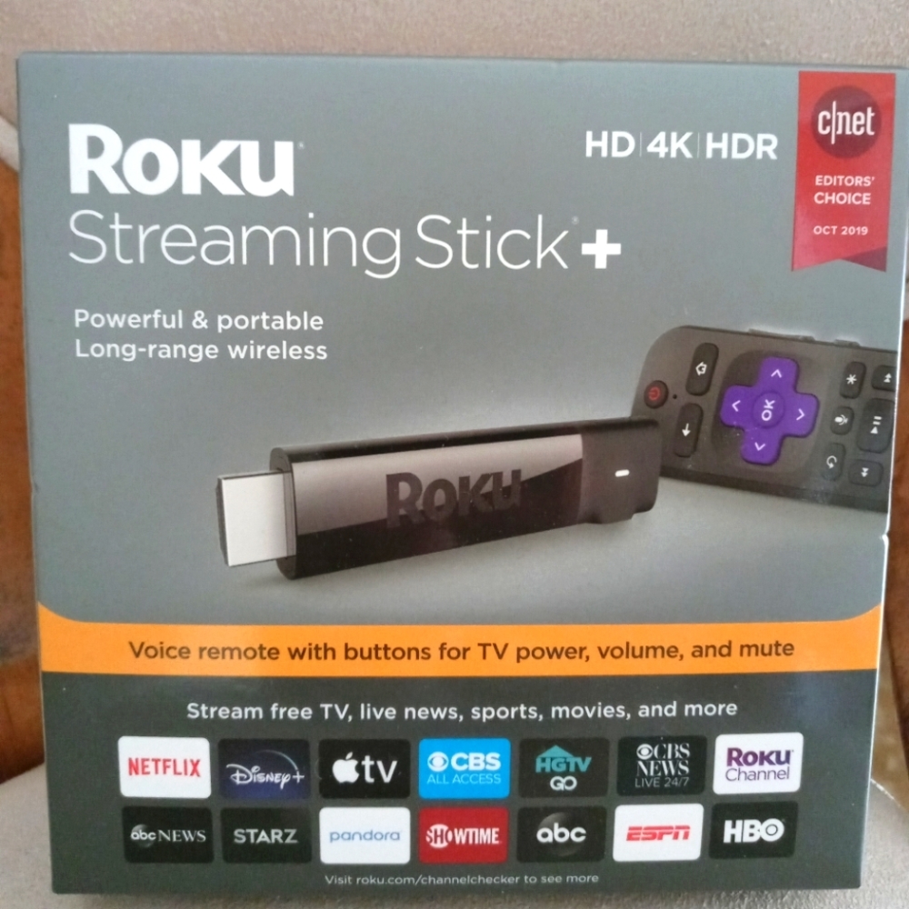 Roku streaming stick+ HD 4K HDR